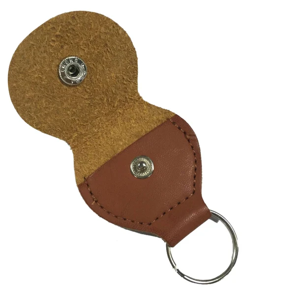 Original Design Maxbell 1Pcs Leather Keychain Guitar Pick Holder Plectrum Bag Brown Case Versatile