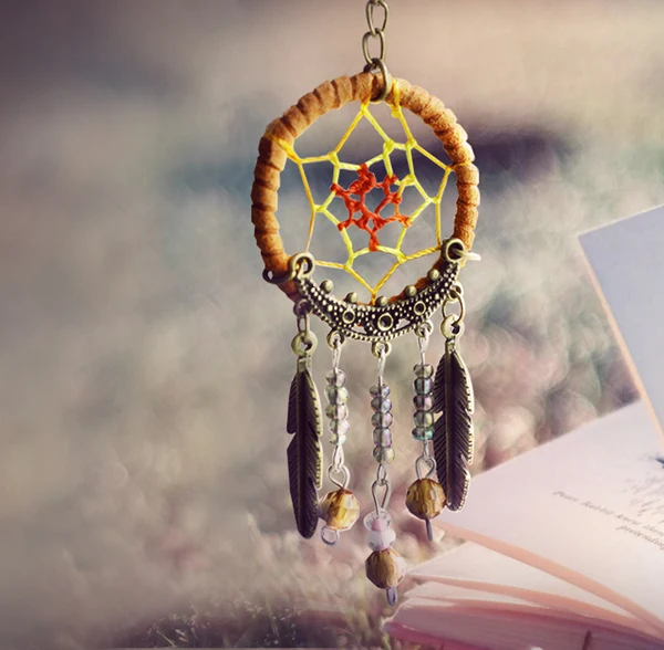 Stylish Maxbell Dream Catcher Charm Pendant for Keyring Key Chain Car Hanging Decoration Dependable