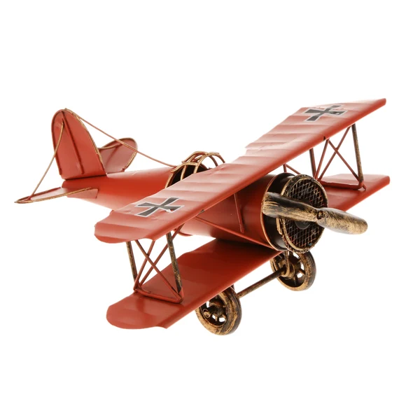Casual Maxbell Vintage Metal Airplane Model Biplane Military Aircraft Home Decor Toy Red Breathable