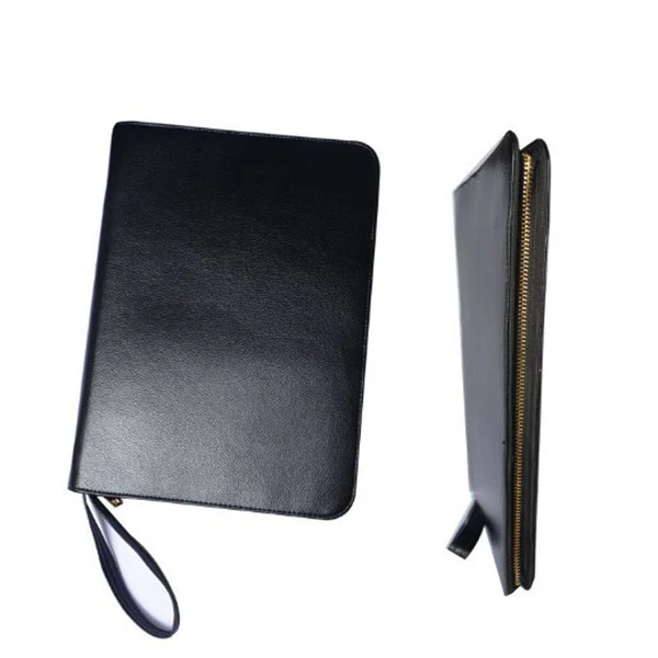 User-Friendly Maxbell Black PU Leather Pen Pocket Protector Storage Holder Bag Pen Case for 48Pens Fashionable