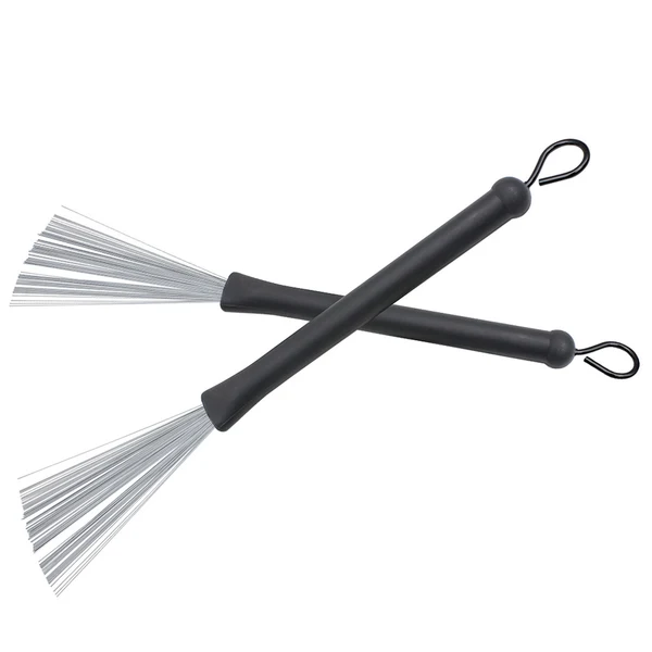 Modern Maxbell 1 Pair Retractable Loop End Drum Brush Rock Jazz Sticks Drum Accessories Convenient