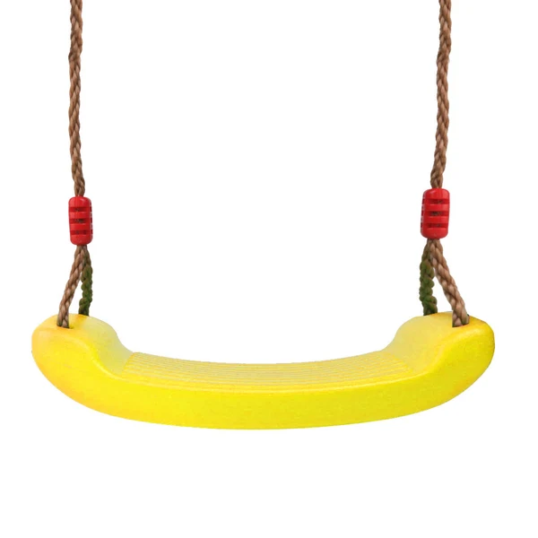 Prestigious Maxbell Outdoor Swing Set 4CM Thick Seat w Adjustable Ropes Playground Accs Yellow Comfortable