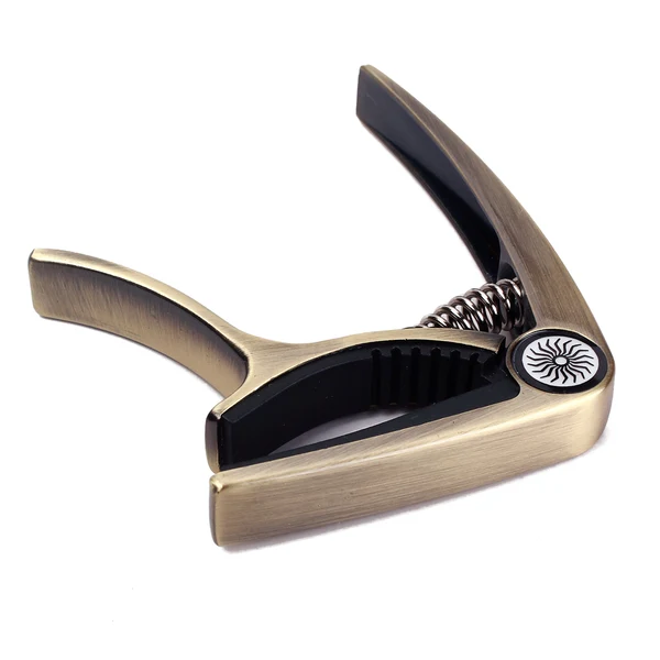 Consistent Maxbell Alloy Tuning Capo Quick Change Capo Tune Clamp Key for Ukulele Parts Bronze Pure