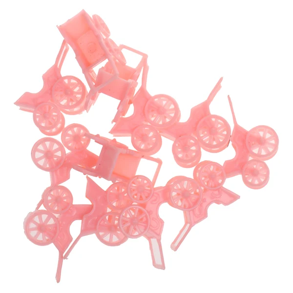 High-Performance Maxbell 12pcs Cute Plastic Mini Carts Kids Toys Baby Shower Party Favors Pink Outstanding