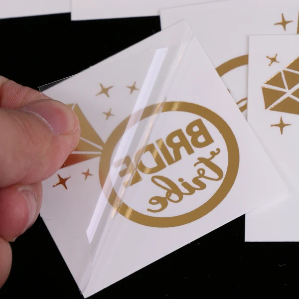 Authentic Maxbell 12x Metallic Team Bride Groom Temporary Tattoos Wedding Stickers Gold 3 Breathable
