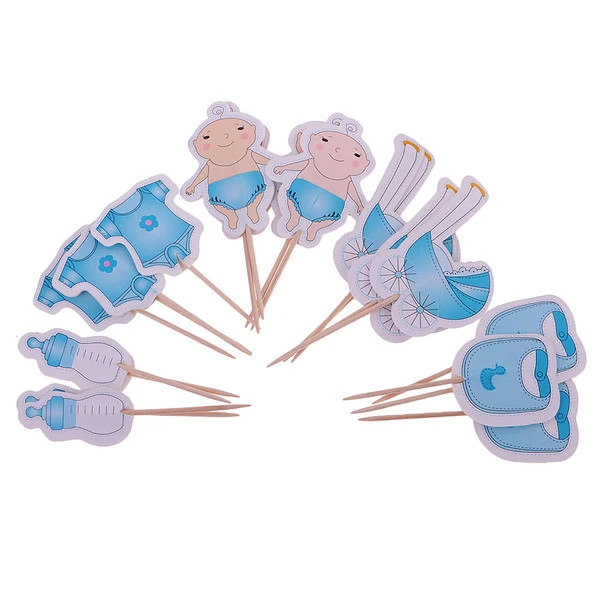 Selected Maxbell 20 Pieces Baby Boy Cupcake Picks Cake Toppers Party Favors Decoration Artisan