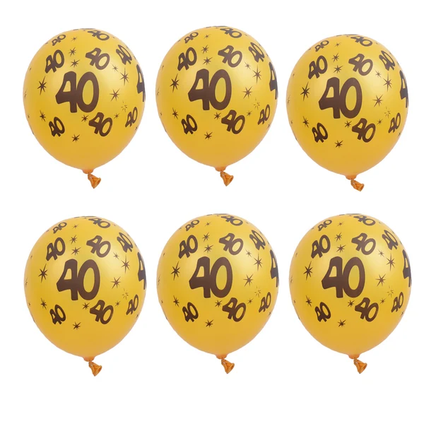 Top-Quality Maxbell 10 set 12in Gold Latex Balloons for Birthday Anniversary Party Number Age 40 Flexible