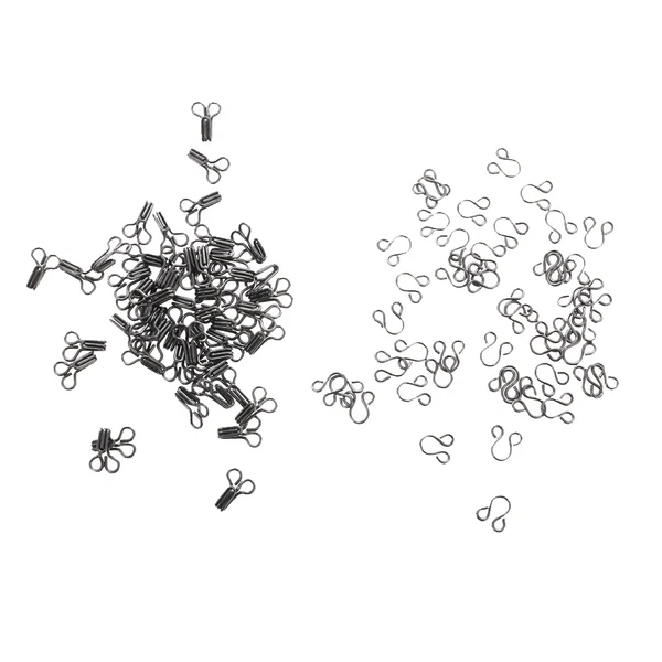 First-Class Maxbell Set of 50 Hook Eyes Underwear Clasp Fasteners Sewing On Buckle Silver Expertly Made