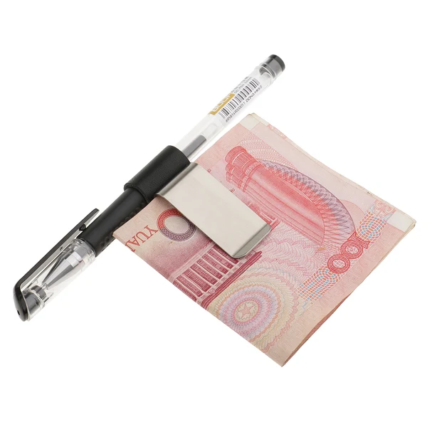 Specialty Maxbell PU Leather Pen Loop Metal Clip Style Journal Notebooks Bookmark Clip silver Efficient