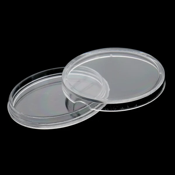 Expertly Made Maxbell 100pcs Clear Round Plastic Coin Capsules Container Storage Holder Case 30mm Crafted