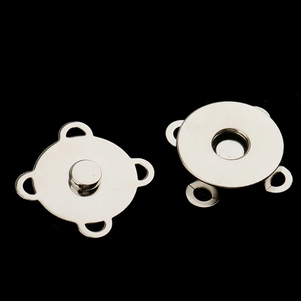 Verified Maxbell 10 Sets Sew In Magnetic Bag Clasps for Craft Clothing Bag DIY 18mm White Traditional