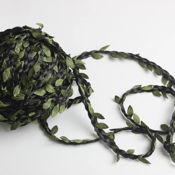 Fine Maxbell 20 Meters Artificial Leaf Vine Garland Plant Fake Foliage Flower black Fashionable