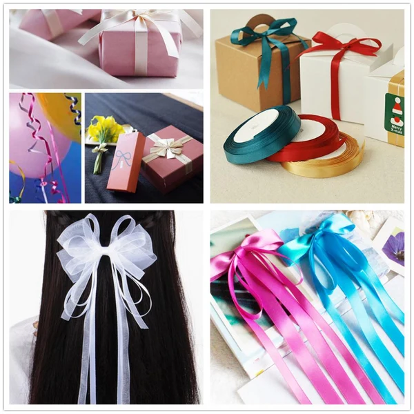 High-Quality Maxbell 16 Pieces 1 Yard Double Sided Grosgrain Ribbons for Wedding Party Craft 9mm Casual