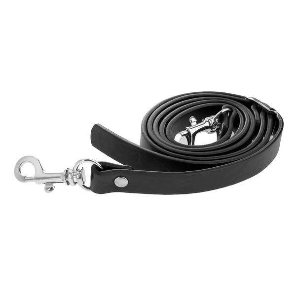 Organic Maxbell PU Leather Crossbody Bag Shoulder Bag Strap 145cm Black Silver Next-Generation