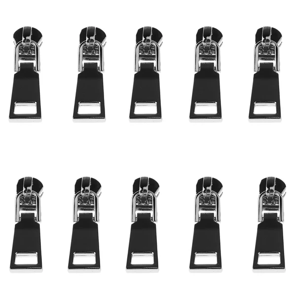 Next-Generation Maxbell 10 Pieces 5 Metal Zipper Puller Slider Head Repair Kit Black Expertly Made