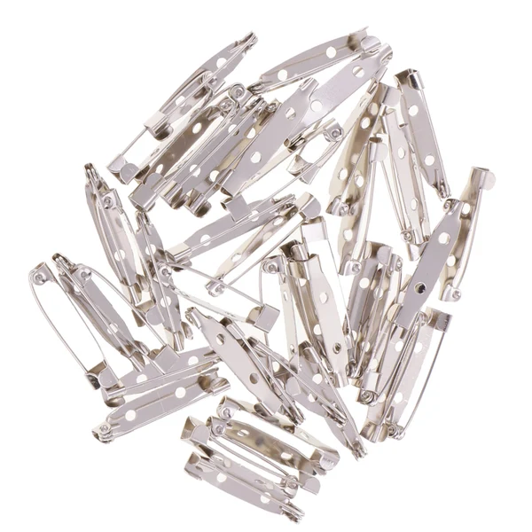 High-Grade Maxbell 100 Pieces Metal Bar Pins Brooches for Jewelry Making Crafts Findings 2.5cm Stylish
