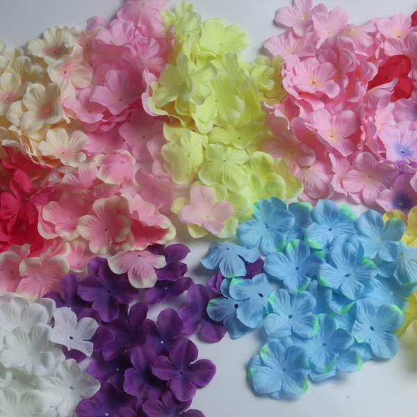 Elite Maxbell 500pcs Artificial Rose Flower Petals for DIY Hair Bow Dress Craft Mixed Color Stylish