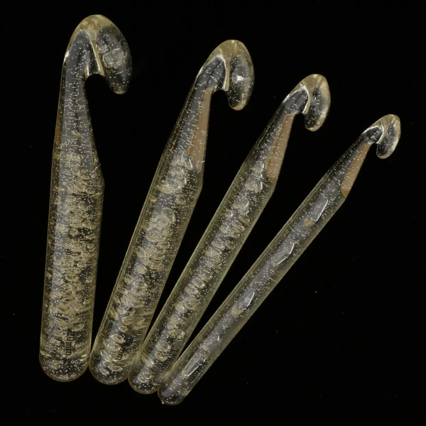 Next-Generation Maxbell 1 Piece Plastic Crochet Hook Knitting Needles Sewing Tools Gold 20mm Luxury
