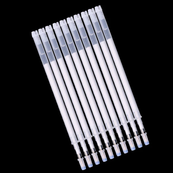 Easy-to-Use Maxbell 10pcs High Temperature Disappearing Pen Heat Erase Pens Sewing Tools White Sustainable