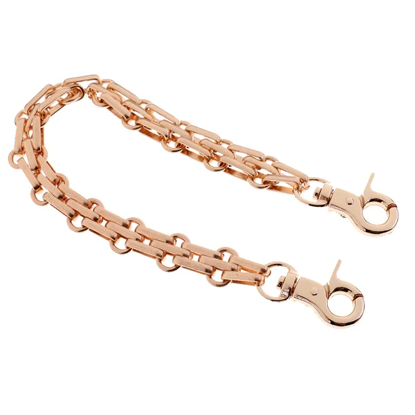Trendy Maxbell 25cm Metal Purse Chain Strap Handle Shoulder Bag Light Gold Genuine