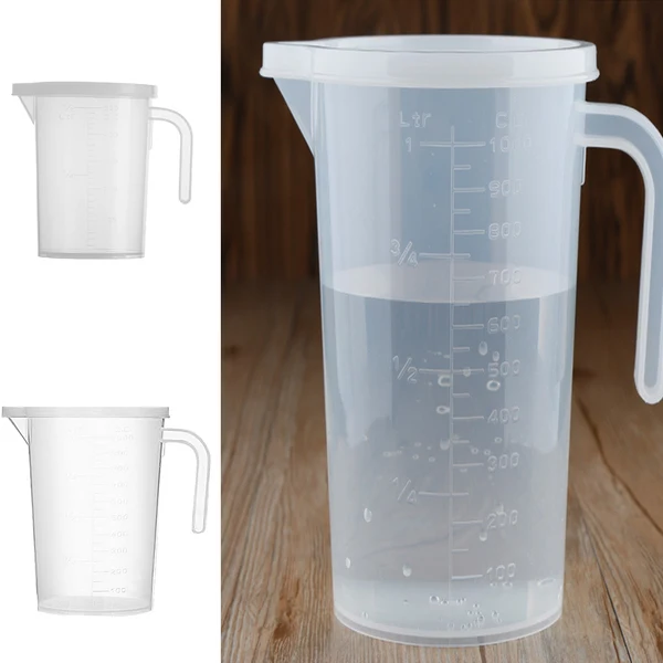 Refined Maxbell Transparent Kitchen Liquid Scale Measuring Cup Graduated Beaker 500ml Dependable