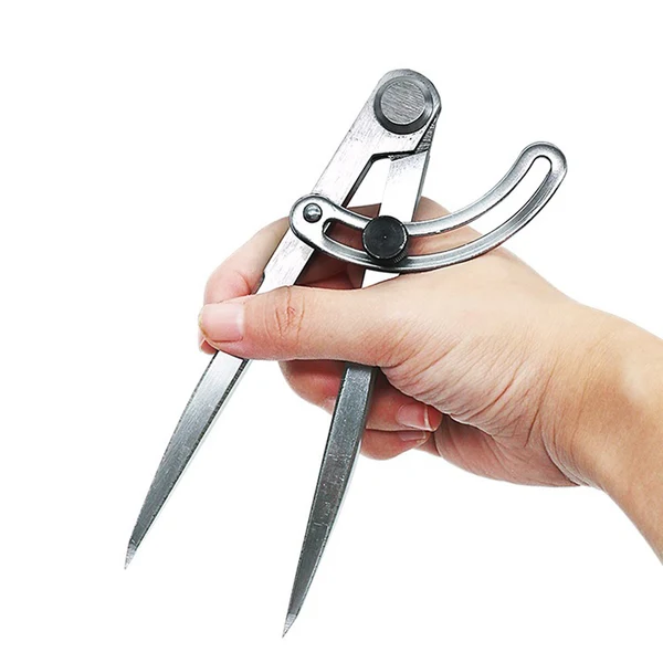 Stylish Maxbell Drawing Measure Gauge Distance Compass Divider Leather Craft Tool 125mm Relaxed