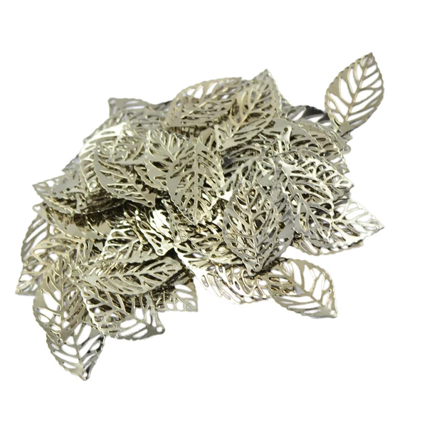 Easy-to-Use Maxbell 100pcs Vintage Filigree Leaf Pendant For Necklace Jewelry Making Powerful