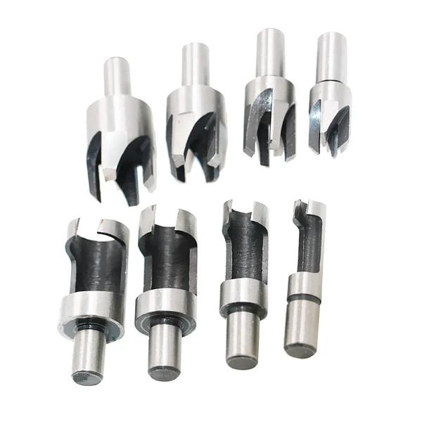 High-Quality Maxbell 8 x Dia. 10 mm Carbon Steel Wood Work Plug Shank Hole Cutter Cutting Dowel Tool Drill Bit 1 2 3 8 5 8 1 4 Convenient