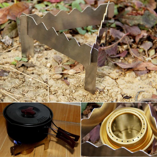 Responsible Maxbell Maxbell Portable Lightweight Stainless Steel Alcohol Burner Stove Heater Pot Holder Stand Rack Support for Camping Travel Picnic Next-Generation