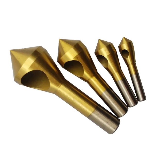 Quality Maxbell 4 piece Countersink Drill Bit Counter Sink Titanium Coated Cutting Drill Set Top-Quality