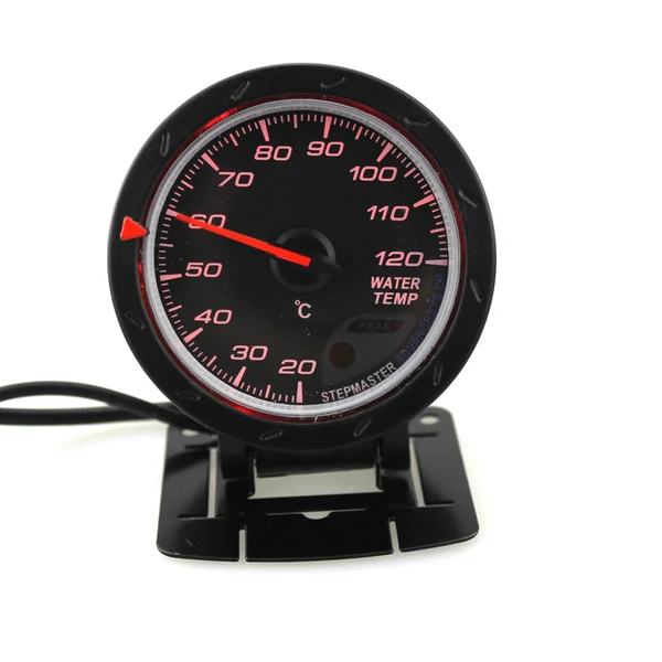 World-Class Maxbell 60mm Universal Auto Car Round 20-120℃ Range Red LED Water Temp Temperature Sensor Pointer Gauge Meter Green