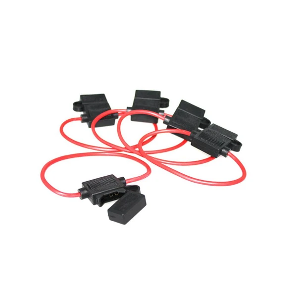 Casual Maxbell 5 Piece 14 Gauge ATC Style Fuse Holder In-Line AWG Wire Copper 32 Volt Power Premium Material