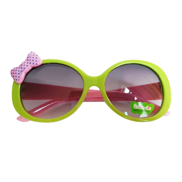 Trusted Maxbell Dot Bowknot Decoration Fun Sunglasses Gift for Kids - Green Frame Practical