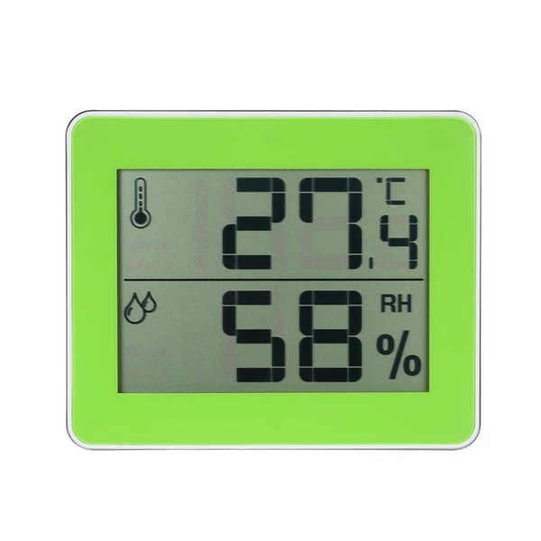 Trendy Maxbell Digital Indoor Thermometer Hygrometer Temperature Measurement Tester Green Excellent