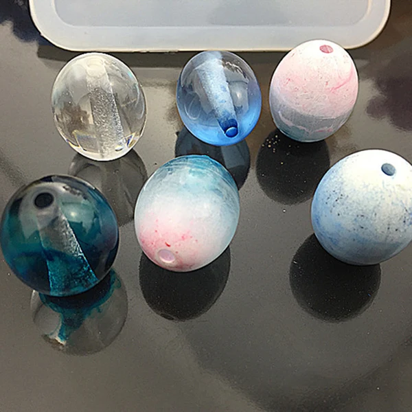 Lightweight Maxbell 2 Pieces Crystal Silicone Mold for Beads Jewelry Making Craft Tools Superior