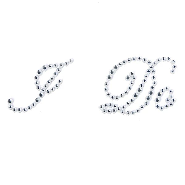 Fine Maxbell I Do Wedding Bridal Shoes Decal Sticker Rhinestone Motif - Clear Green