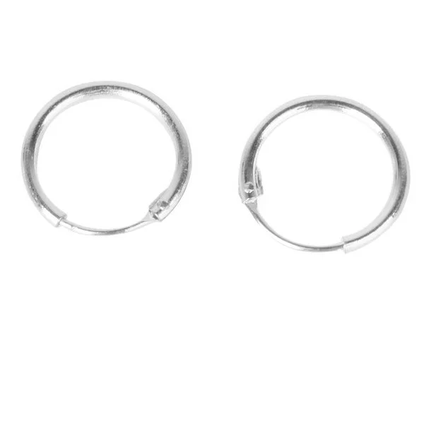 Eco-Friendly Maxbell 925 Sterling Silver Endless Hoop Ring Lip Nose Ear Studs 10mm Silver Durable