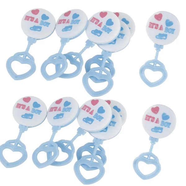 Soft Maxbell Maxbell Cute Mini Rattles Charm Baby Shower Supplies Party Table Decoration Blue Pack Of 12PCS Optimized