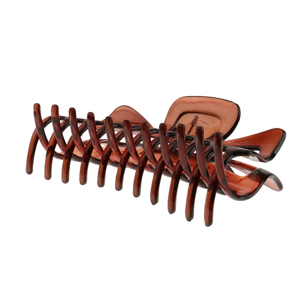 Superior Maxbell Resin Large Hair Clamp X Claw Clip Women Girl Hair Accessory Brown Genuine