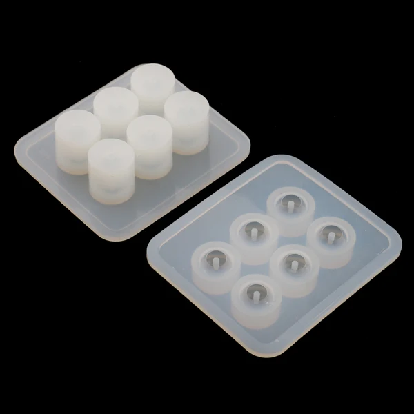 Breathable Maxbell 2 Pieces DIY Silicone Round Bead Mold Resin Earring Jewelery Making Moulds Craft Selected