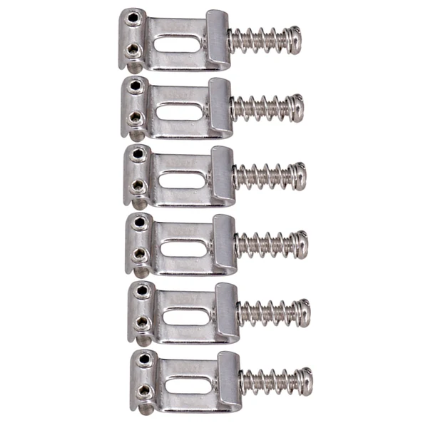 Expertly Made Maxbell Zinc Alloy Electric Guitar Saddles String Fits Locking Tremolo Trem Bridge Excellent