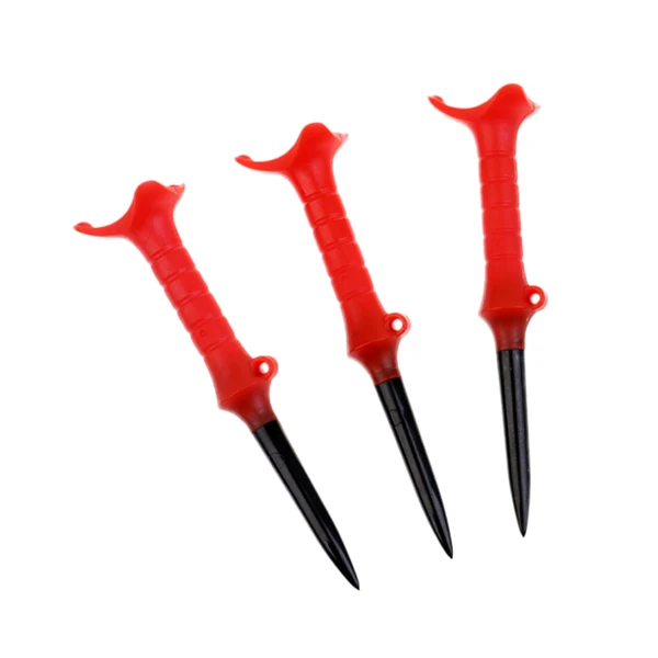 Smart Maxbell 3 Pieces Rubber Golf Tees with Oriented Function Golfer Tool Random Color Environmentally Friendly