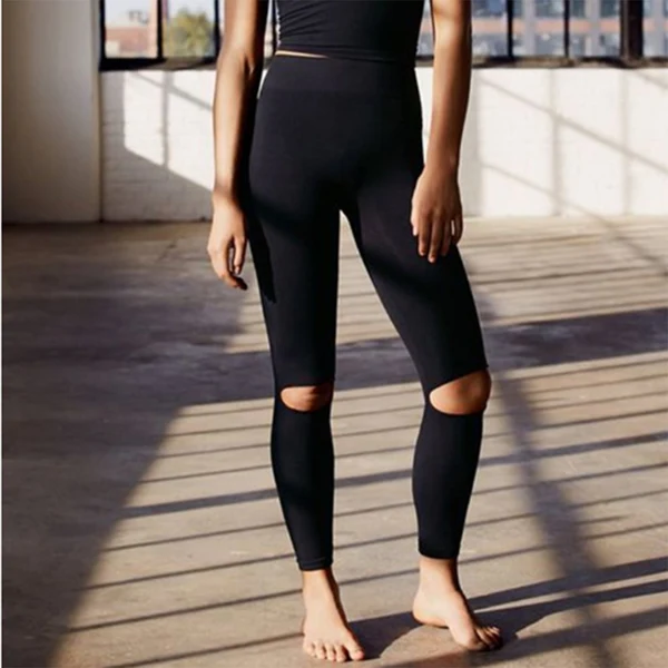 Smooth Maxbell Women Fashionable Elastic High Waist Breathable Soft Running Yoga Pants Gym Fitness Pants Black M Original Design
