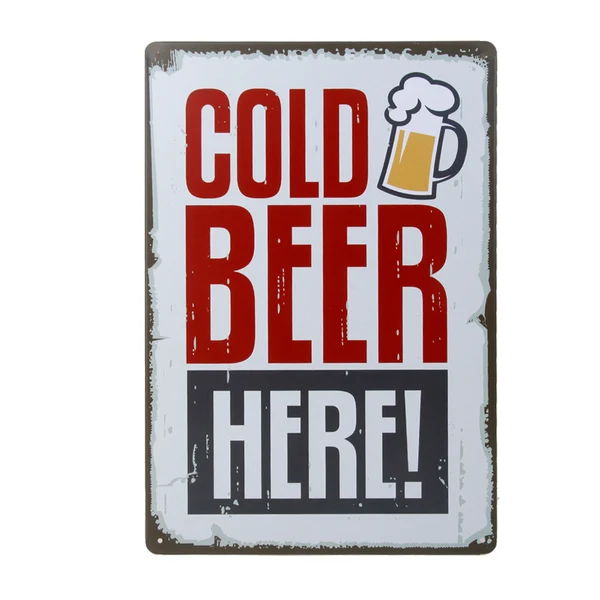 Clean Maxbell 20x30cm Vintage Metal Tin Sign Plaque Wall Art Poster Cafe Bar Pub Beer 6 Original Design