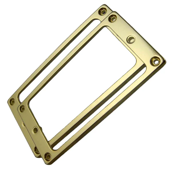 Effective Maxbell Metal Guitar Humbucker Pickup Ring Set for Les Paul Electric Guitar Parts Slanted Carefully Designed