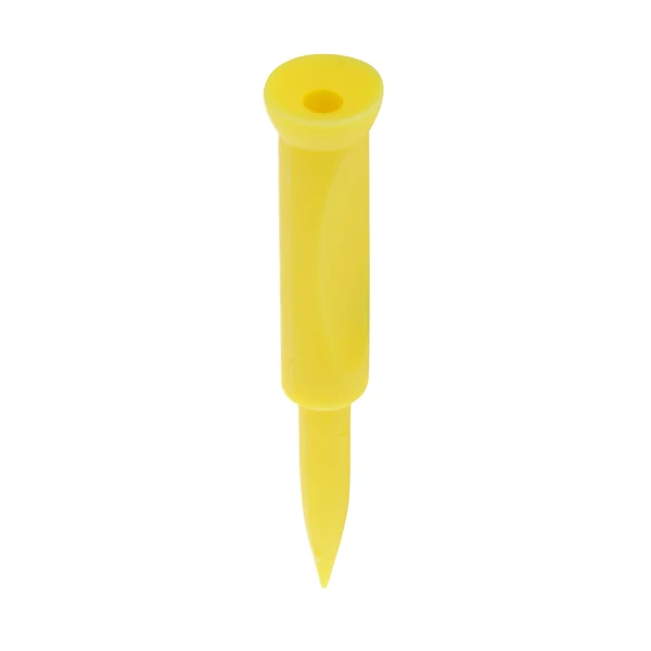 Sustainable Maxbell 5 Pieces Plastic Castle Golf Tee 70mm Yellow - Golfer Training Tool First-Class