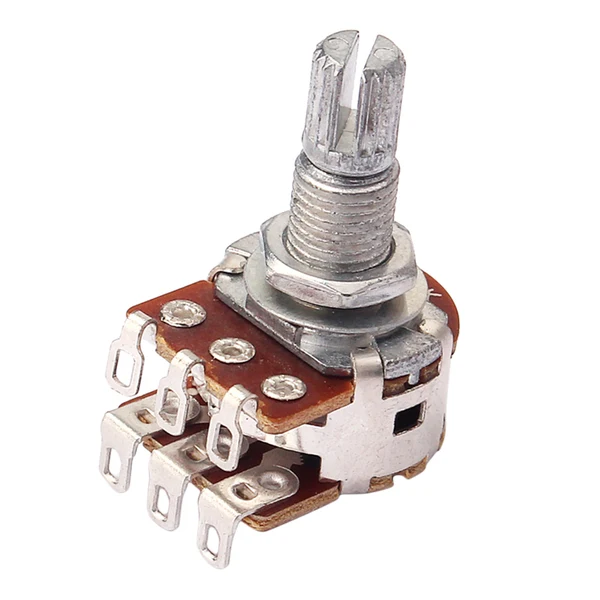 High-Quality Maxbell 10 Pieces Dual Deck Potentiometers Audio Tone Switch Control Pot MN50K for Guitar Bass Parts Stylish