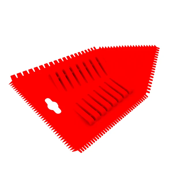 Authentic Maxbell Maxbell Plastic Wood Graining Pattern Scraper Wall Painting Decoration DIY Tool Red Smooth