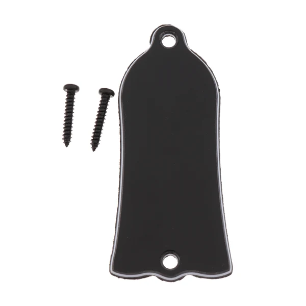 Innovative Maxbell 1 Piece Plastic Bell-shaped Guitar Parts 3ply Truss Rod Cover for Gibson Quality