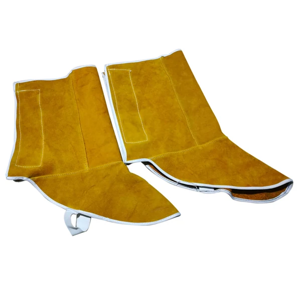 Minimalist Maxbell 1 Pair Welding Protective Shoes Feet Cover Fire Flame Resistant for Welder Long-Lasting